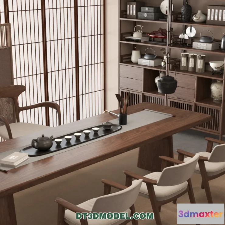 1514096 - Tea Table - 3D Model For Interior Design - 218 3D Max