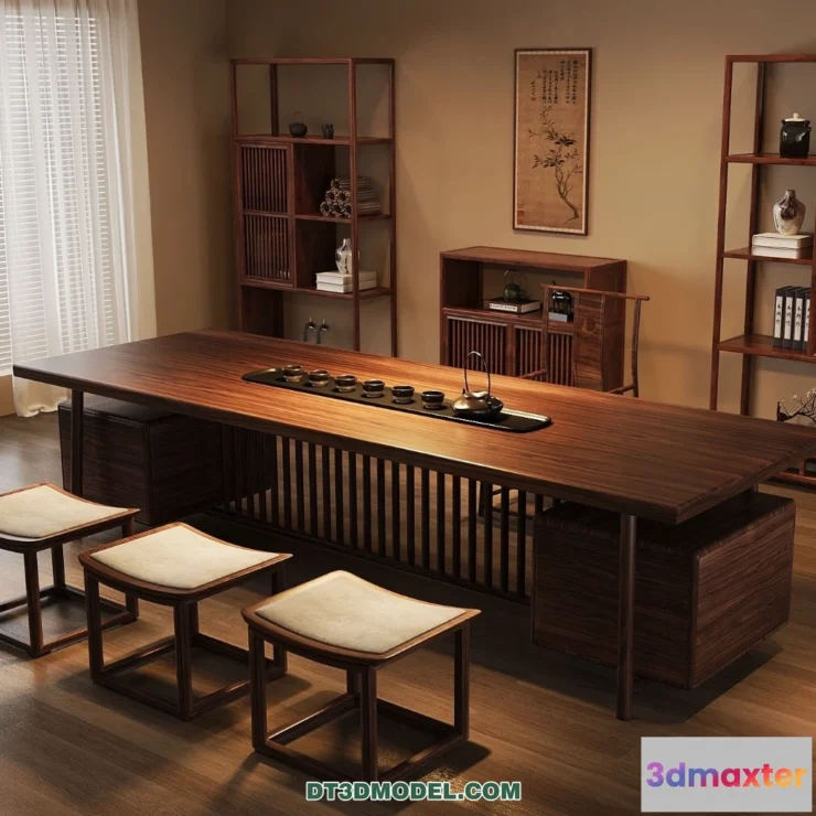 1514108 - Tea Table - 3D Model For Interior Design - 224 3D Max