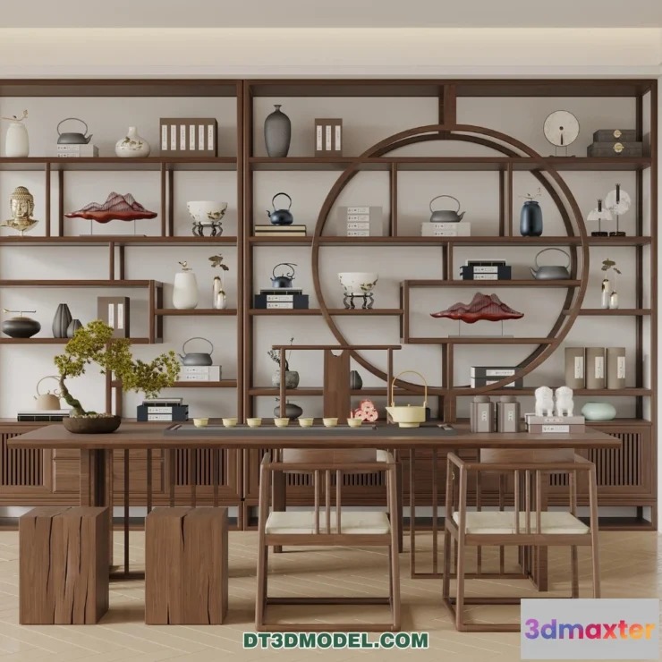 1514114 - Tea Table - 3D Model For Interior Design - 227 3D Max