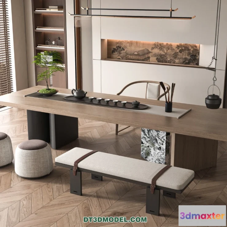 1514128 - Tea Table - 3D Model For Interior Design - 234 3D Max