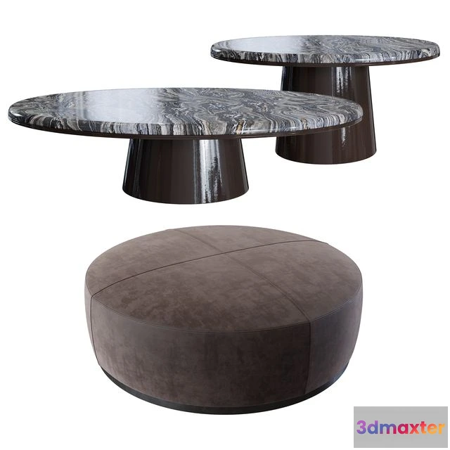 1538026 - Meridiani Low Tables And Brons 3D Max