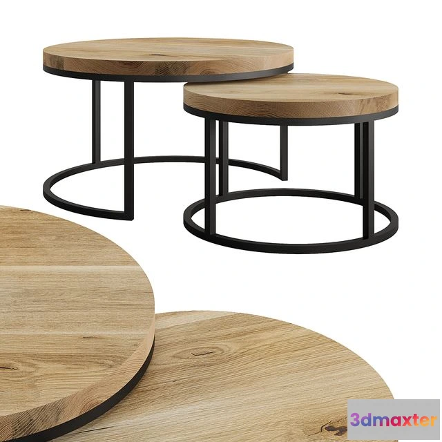 1538536 - Oval Coffee Table by mLOFT 3D Max