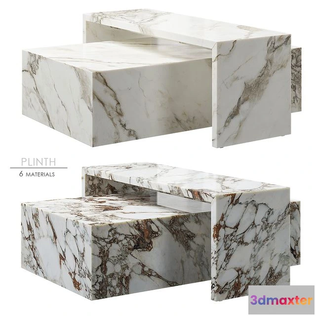 1538664 - PLINTH BRIDGE LOW table Norm Architects 3D Max