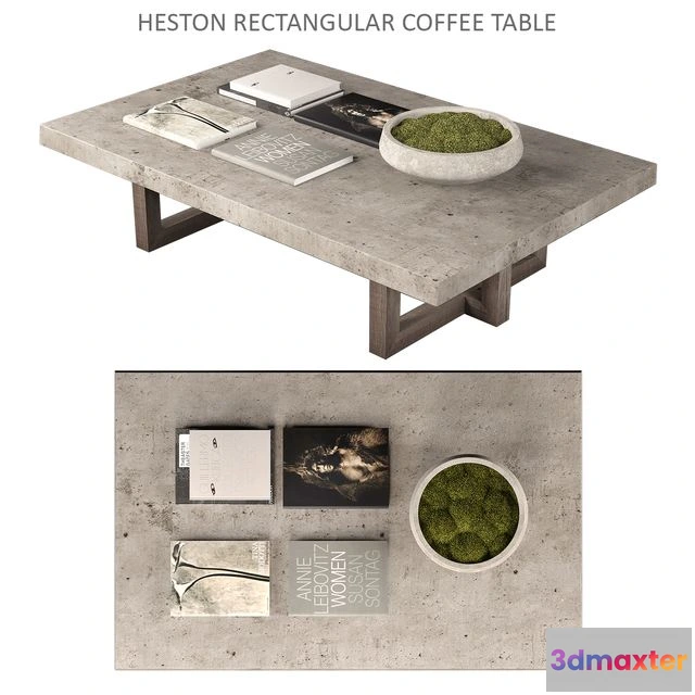 1540207 - Heston Rectangular Coffee Table 3D Max