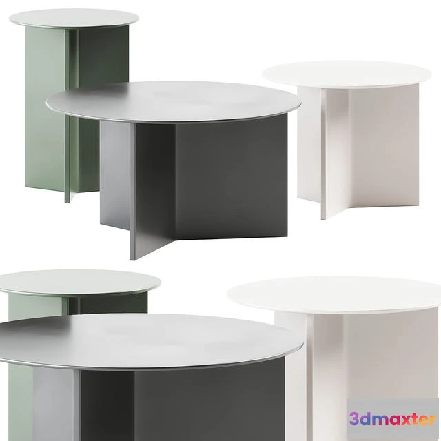 1540677 - Hay Slit Coffee Tables set 3D Max