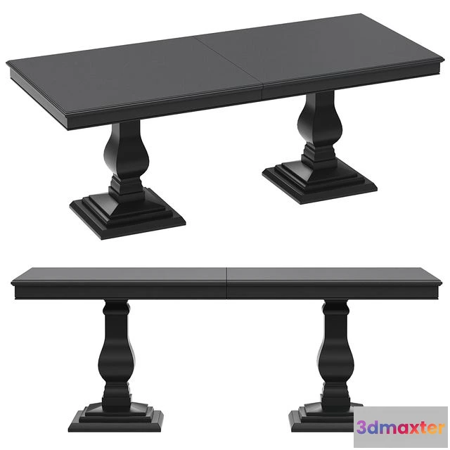 1541637 - Dantone Home Rectangular folding dining table 3D Max