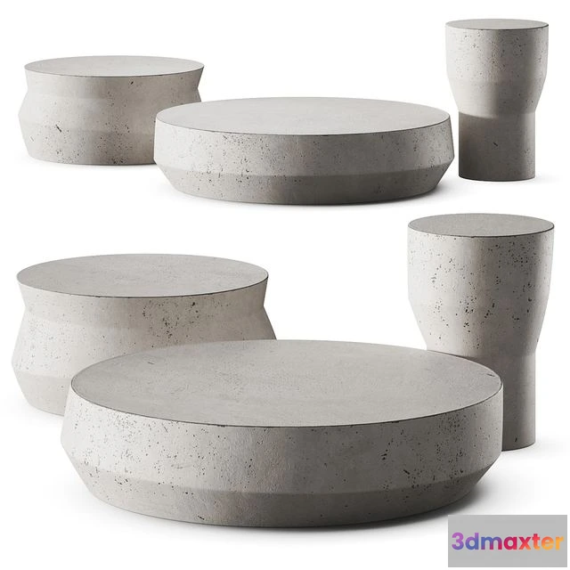 1542791 - Gallotti & Radice Drummers Coffee Tables 3D Max