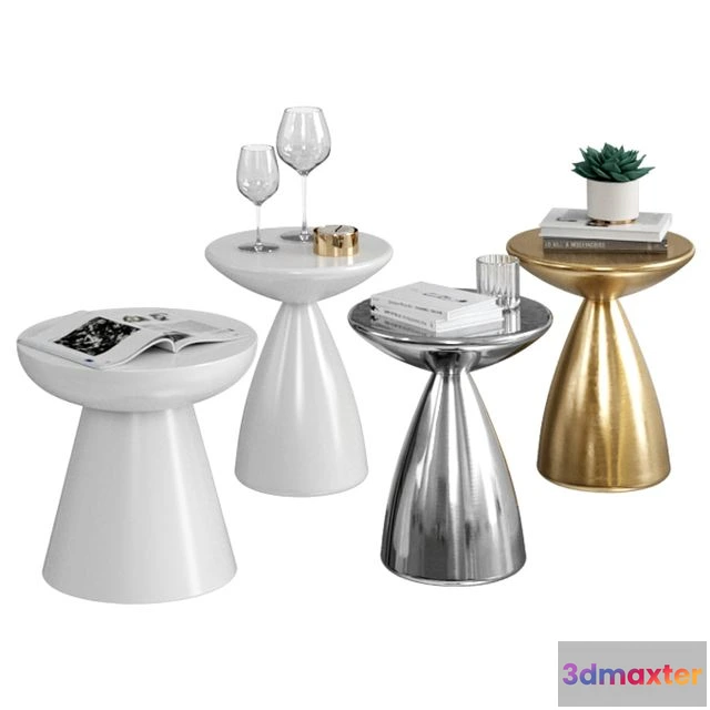 1545440 - West Elm Cosmo & Collins Side Table 3D Max