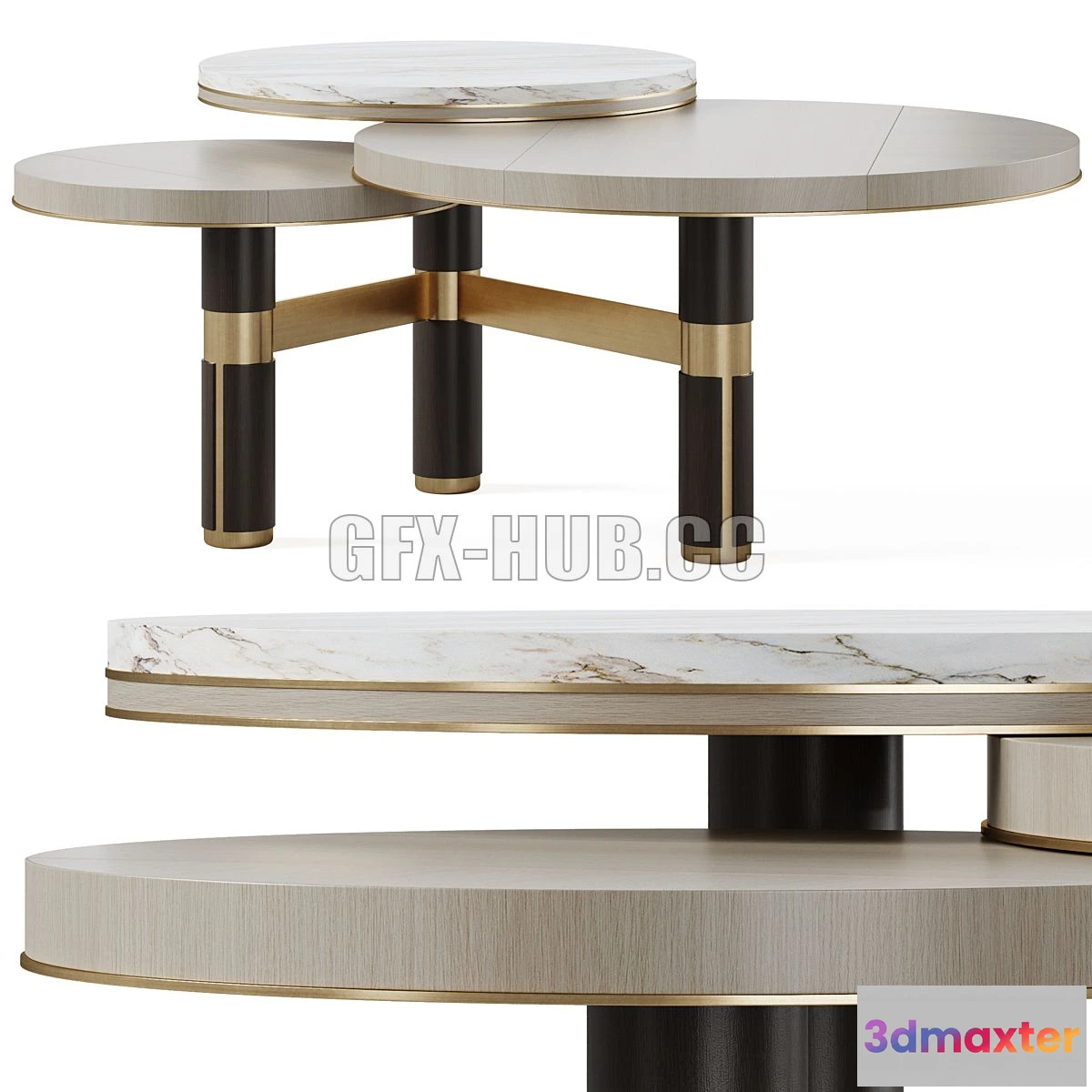 1546457 - Coffee table CHARLESTON by Frato 3D Max