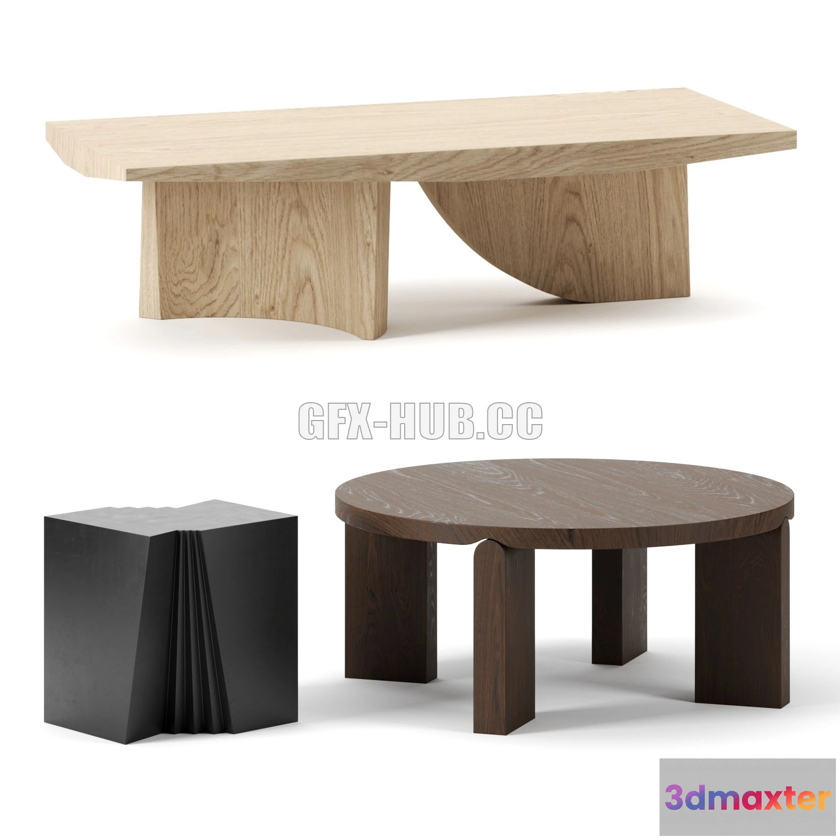 1546461 - Coffee Tables Set by Christophe Delcourt 3D Max