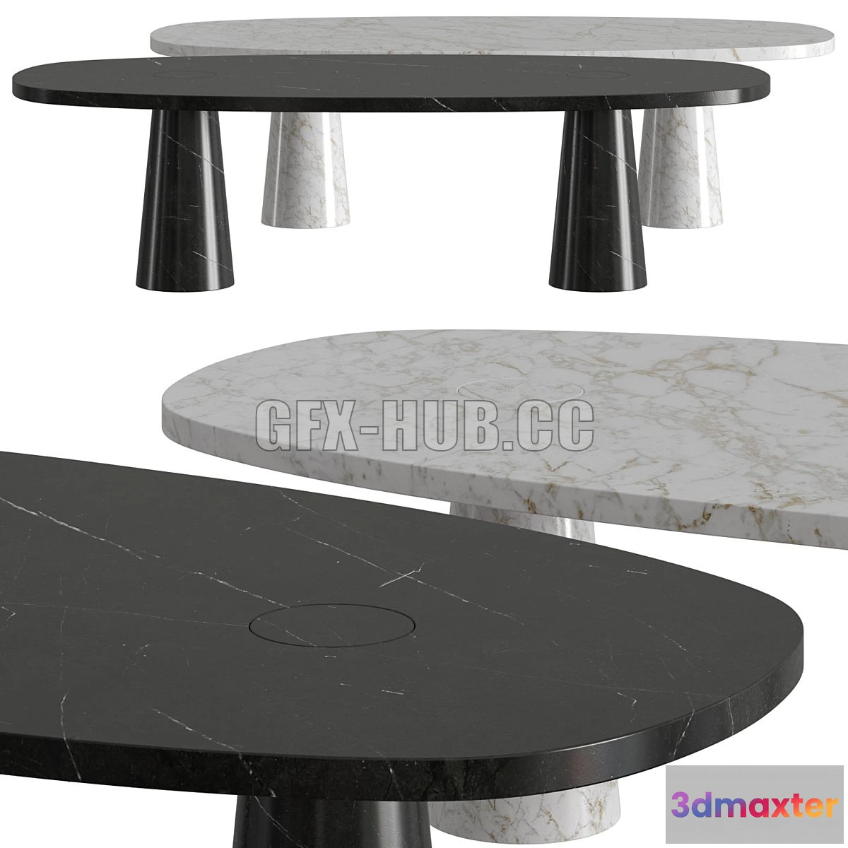 1546557 - Agapecasa Eros Dining Tables 3D Max