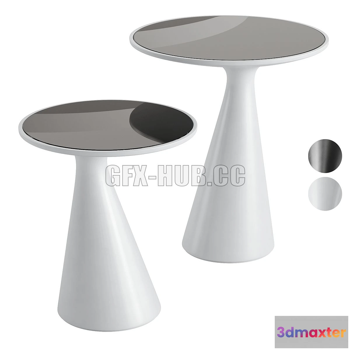 1546613 - Cattelan Peyote 2021 Tavolino Lacquer 3D Max