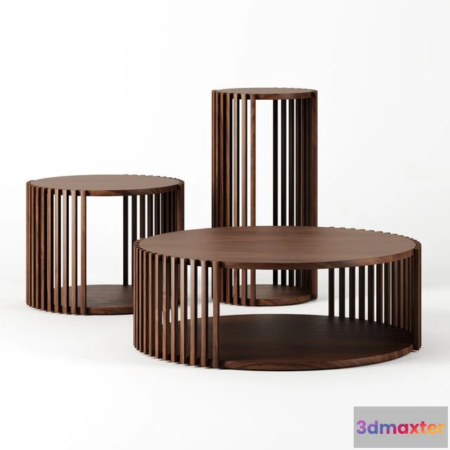 1547512 - Palafitte Coffee Tables by Medulum 3D Max