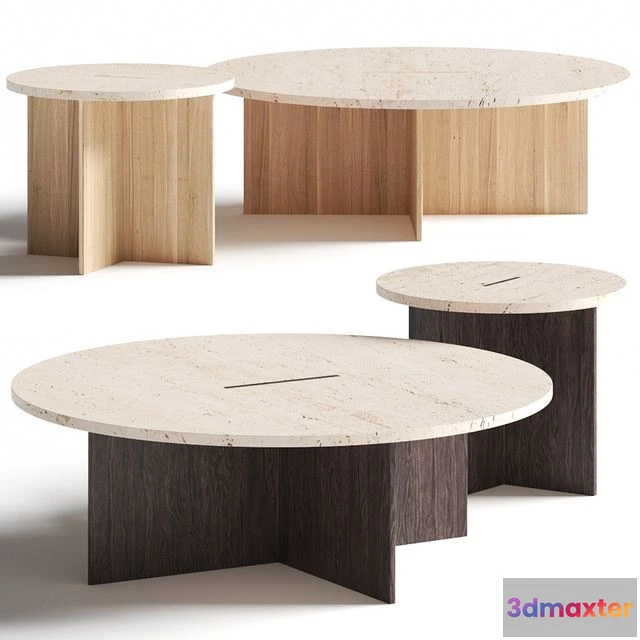 1549101 - Karimoku Case Study Kinuta N-ST01 Coffee Tables 3D Max