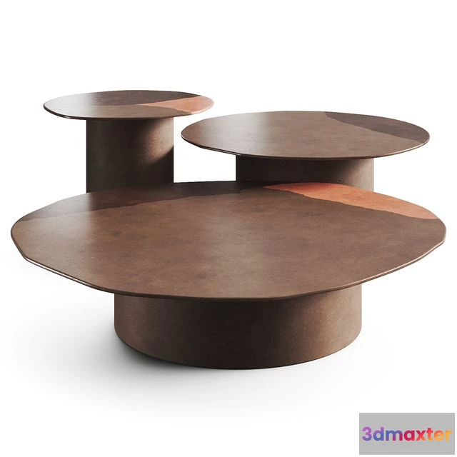 1551403 - Gallotti & Radice Re-Verre Coffee Tables 3D Max