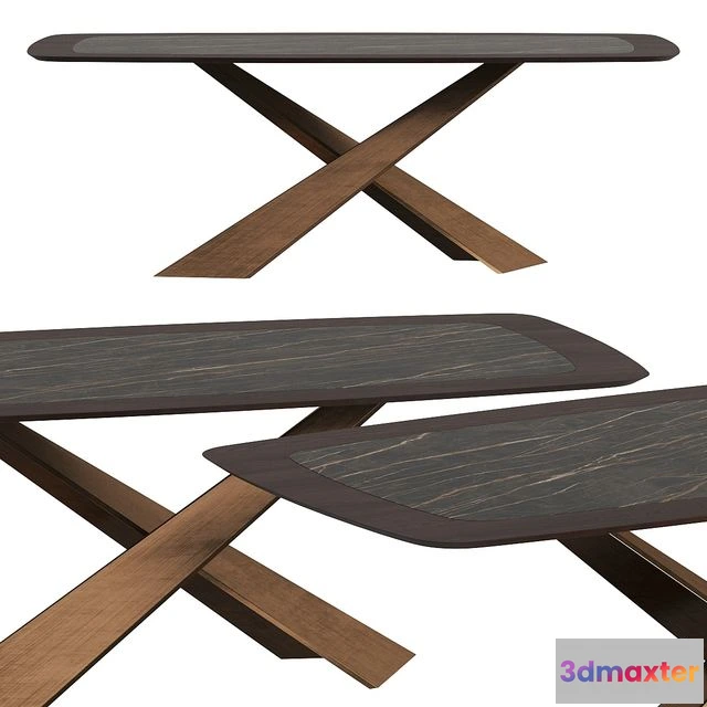 1552359 - Riflessi Living Dining Table 3D Max