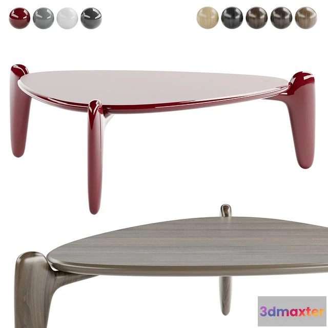 1552363 - Roche Bobois PULP Triangular cocktail table 3D Max