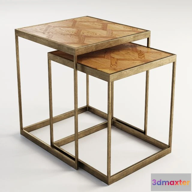 1553309 - GRAMERCY HOME - FRANKET SIDE TABLE 522.014 3D Max