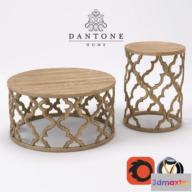 1553933 - Coffee table and bedside Solik Dantone 3D Max