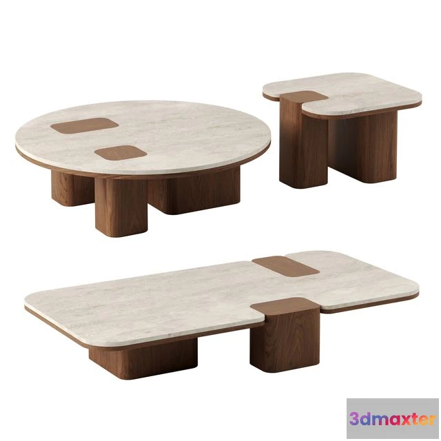 1554095 - ERICE coffee tables by Carpanese Home 3D Max