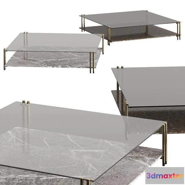 1555581 - Paolo Castelli Soft Ratio Coffee Tables 3D Max