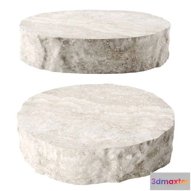 1555635 - Rock round coffee table 3D Max