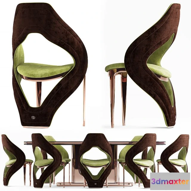 1557445 - Chair and table elve luxury 3D Max