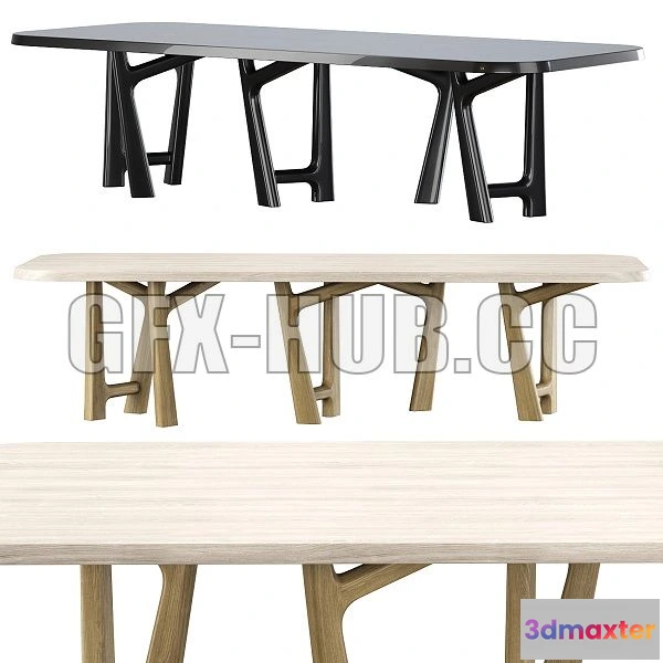 1561894 - YBU Table by Jean Pierre Tortil 3D Max