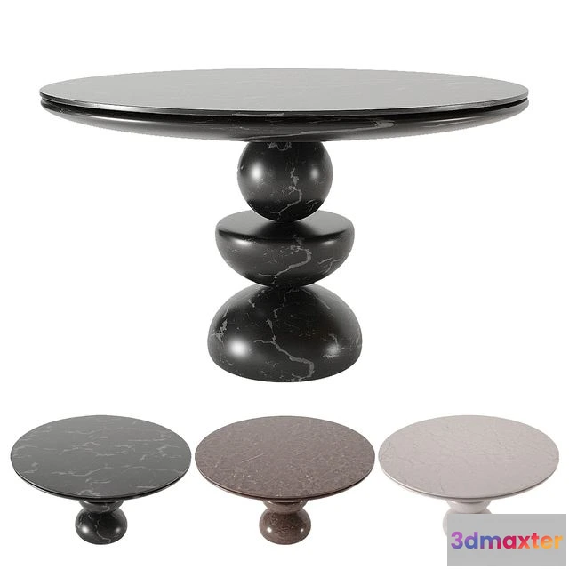 1566322 - Dining Table No2- Marble table 3D Max