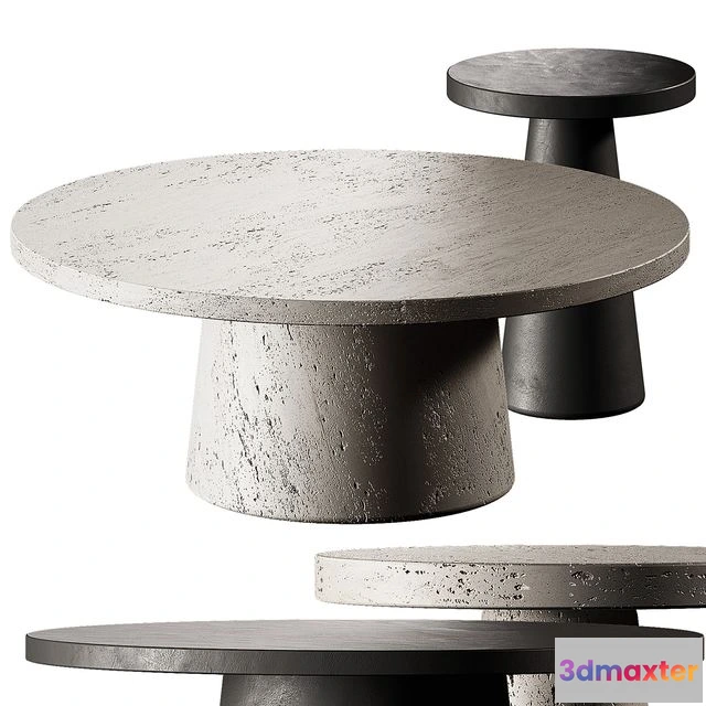 1568398 - Willy Resin Coffee Table Crate Barrel 3D Max