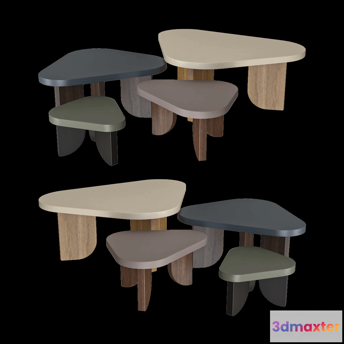 1636540 - Tony Roaks - Coffee table Cobble 3D Max