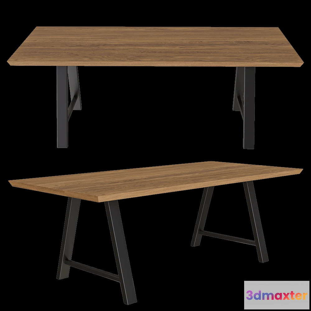 1636588 - ABBER - Dining table Matteo 3D Max