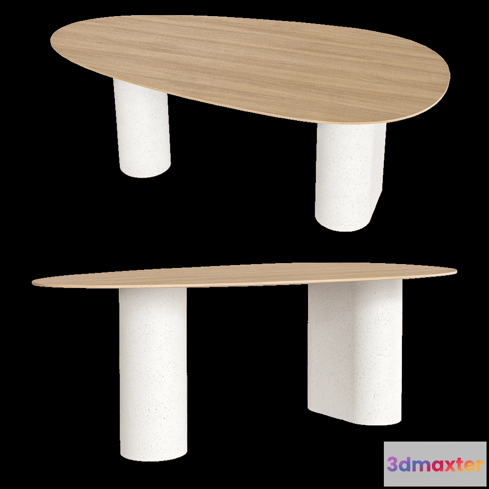 1636644 - Alisa Sharanina - Dining table Avocado Tent 3D Max