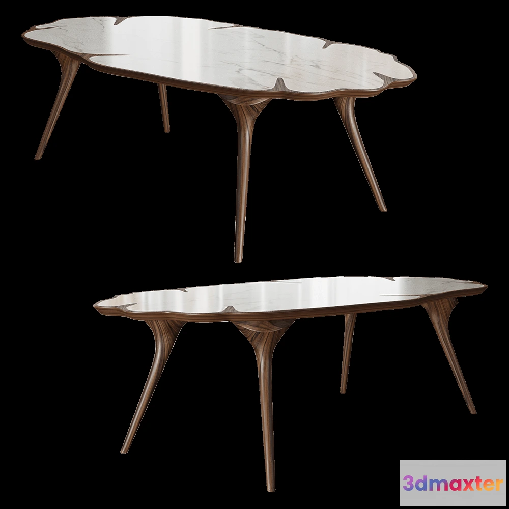 1636652 - ALMA de LUCE - Dining table Korowai 3D Max