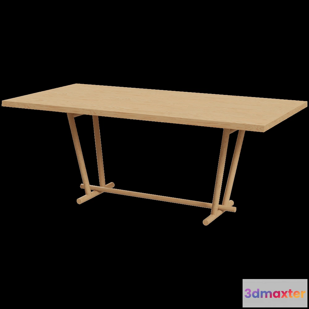 1636670 - Alma design - Table Woodbridge 750mm 3D Max