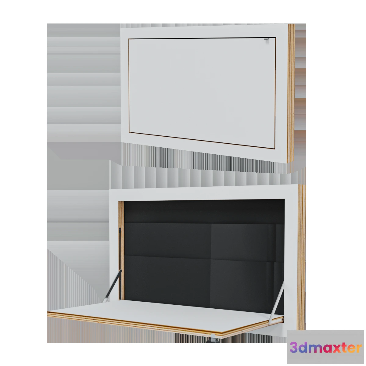 1636738 - AMBIVALENZ - FLÄPPS secretary desk  FL180002 3D Max