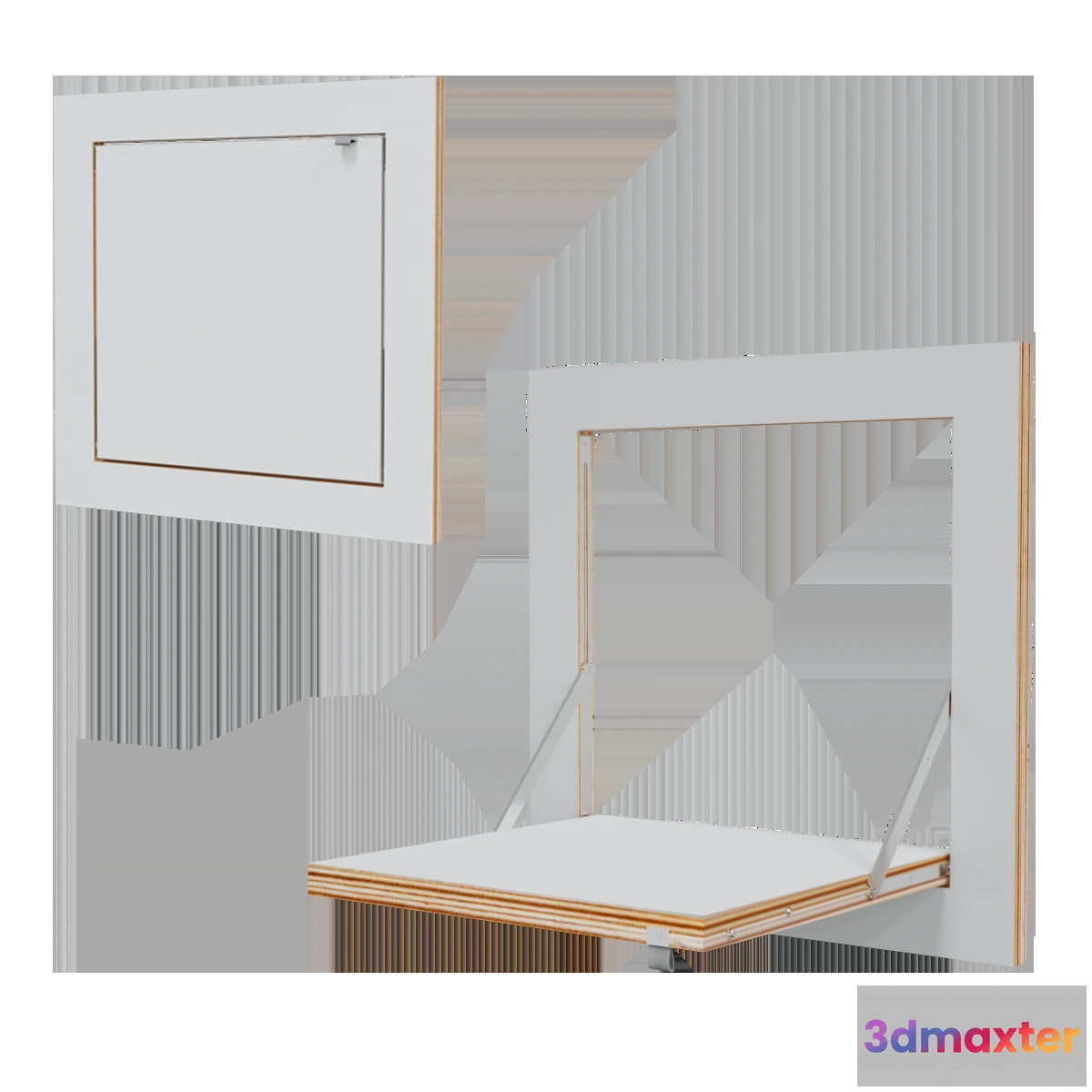 1636746 - AMBIVALENZ - Fläpps Folding Shelf FL020002 3D Max