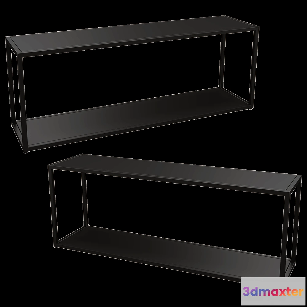 1636848 - Ansen  - Two-level pedestal bench 3D Max