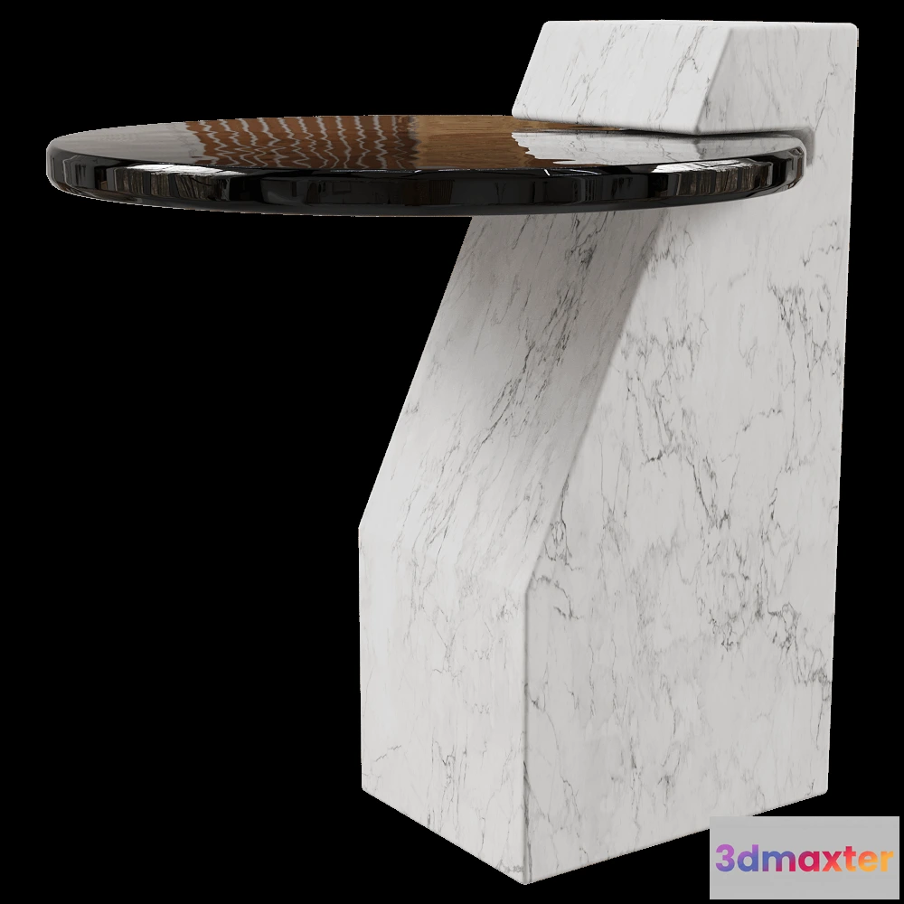 1637112 - BAXTER - Coffee table Verre Particulier 56 3D Max