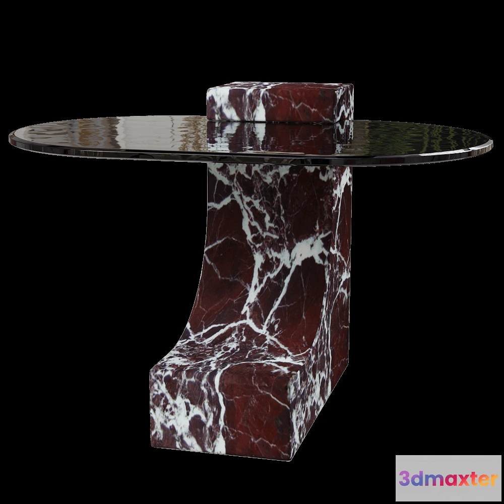 1637114 - BAXTER - Coffee table Verre Particulier 55 3D Max