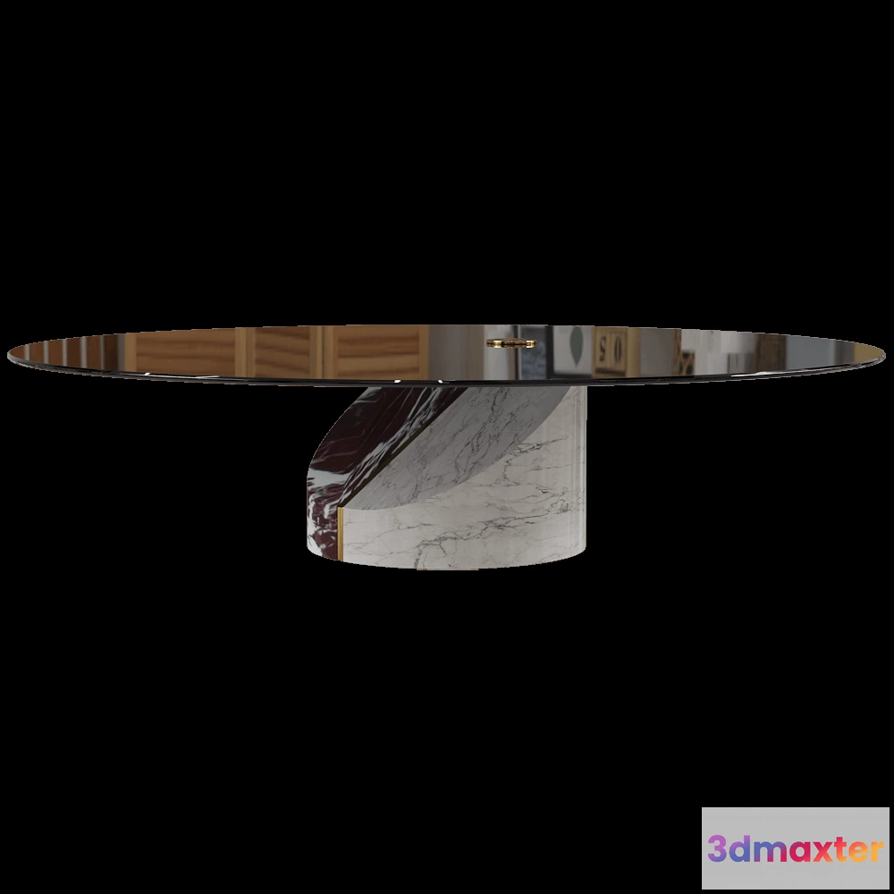 1637116 - BAXTER - Coffee table Ziggy 3D Max