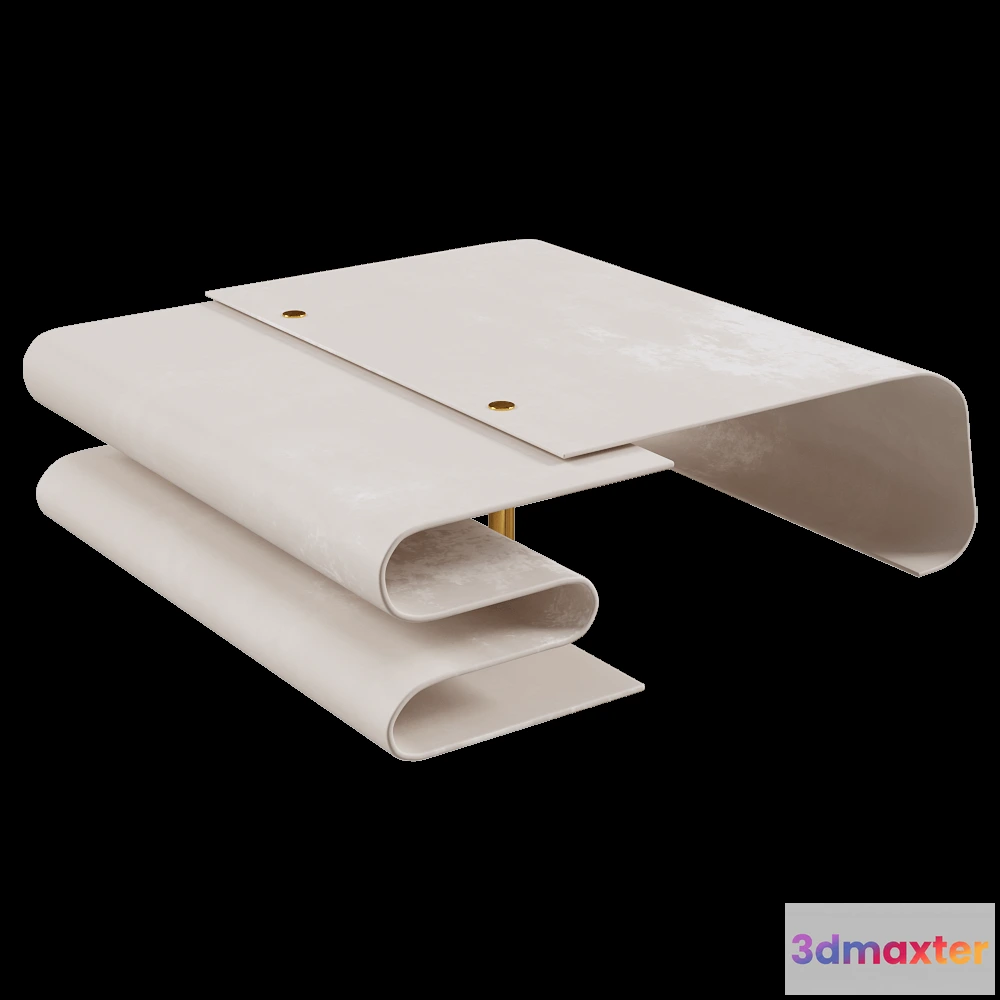 1637122 - BAXTER - Coffee table Dune 120 3D Max