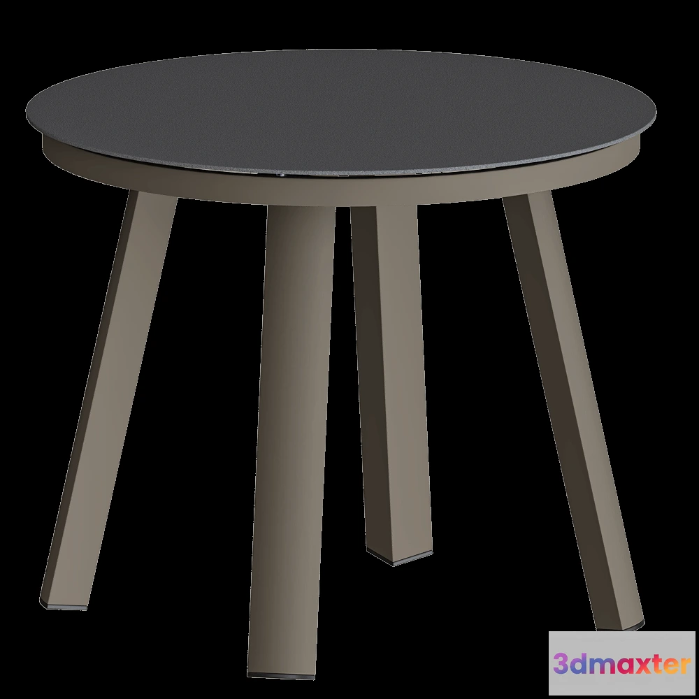 1637268 - Bergenson Bjorn - Dining table Leif Ø90 3D Max