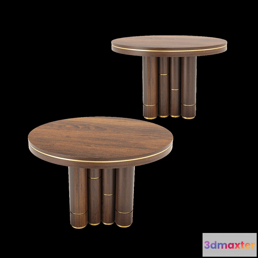 1637328 - BOLLU - Table BAMBOO S002 3D Max