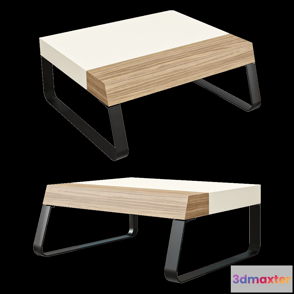 1637348 - Bozzetti - Table with hidden storage space Sanky 3D Max