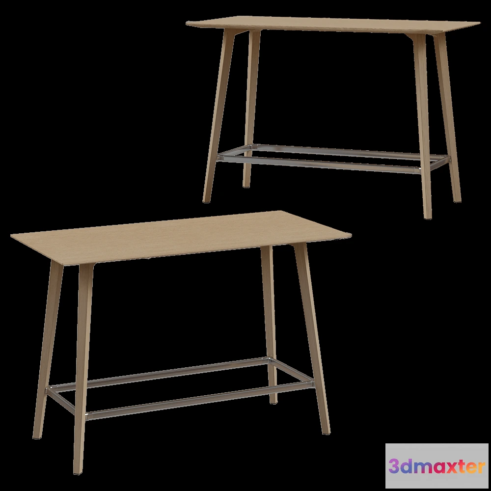 1637400 - Brunner - Table Fina club 3D Max