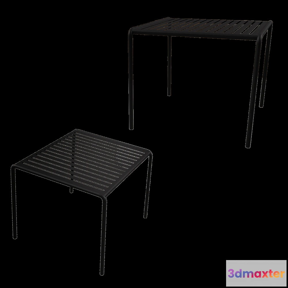 1637438 - Brunner - Outdoor table crona steel 3D Max