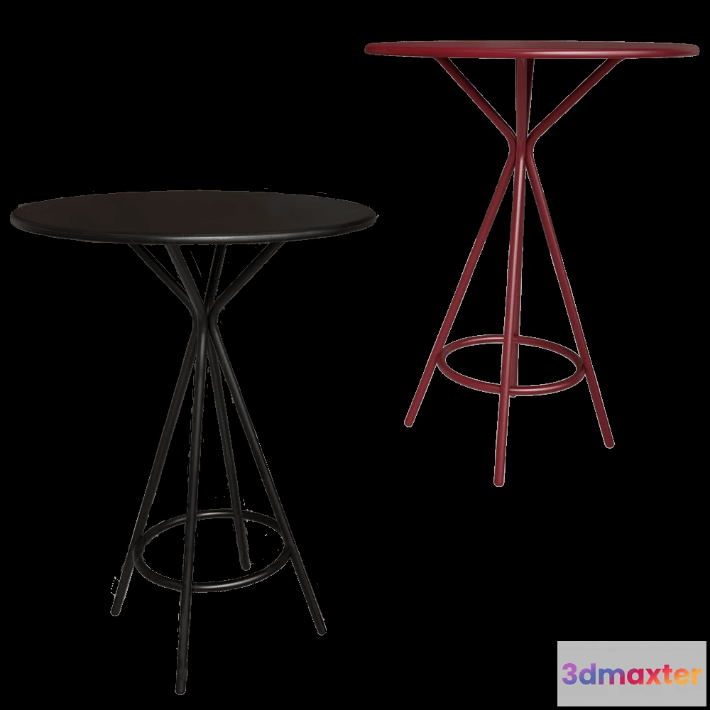 1637444 - Brunner - Coffee table crona steel 3D Max