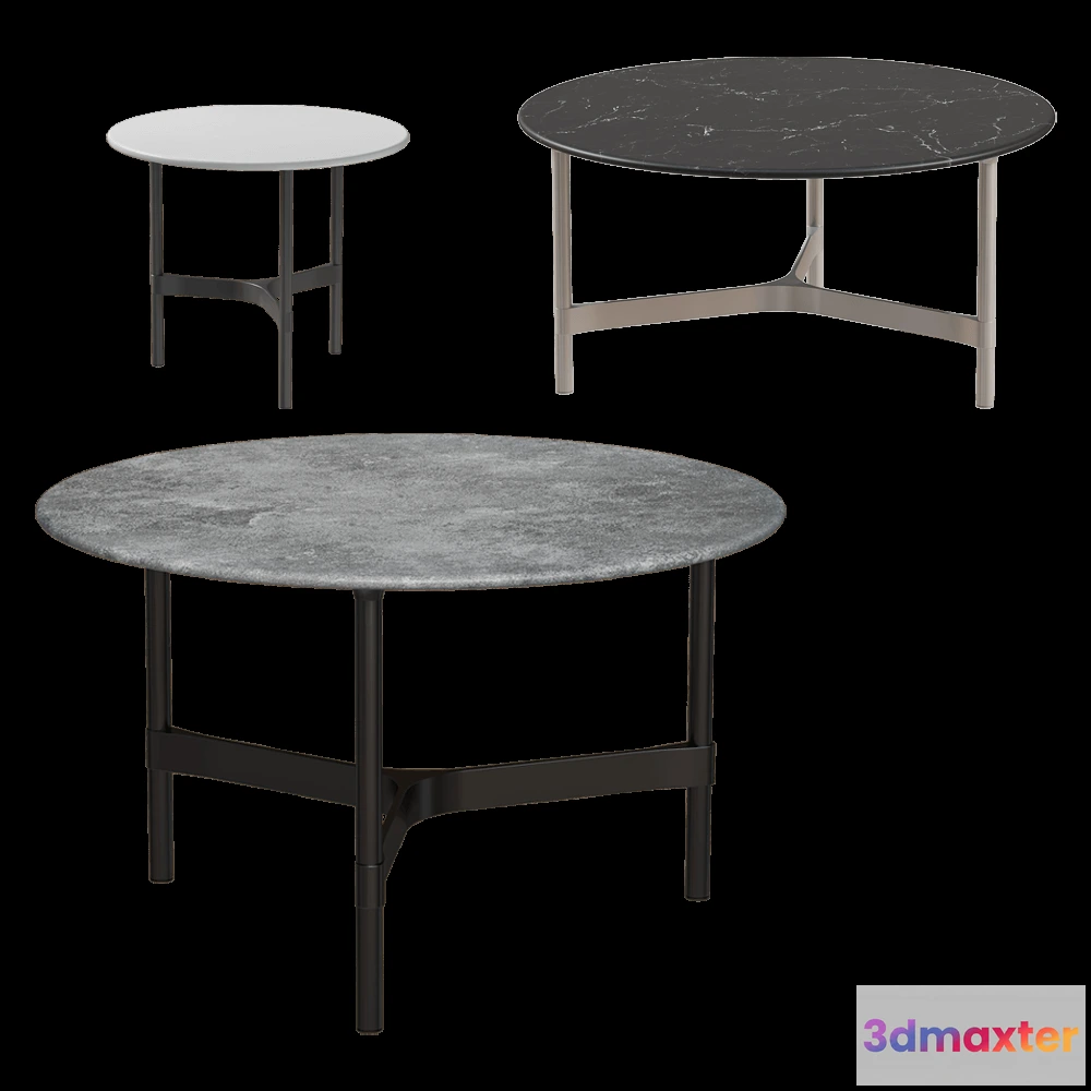 1637506 - Cane-line  - Сoffee table Twist 3D Max