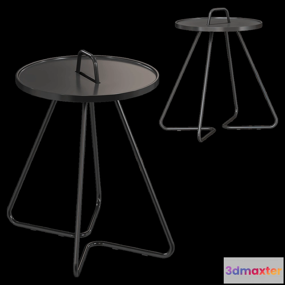 1637508 - Cane-line  - Side table On-the-move 3D Max